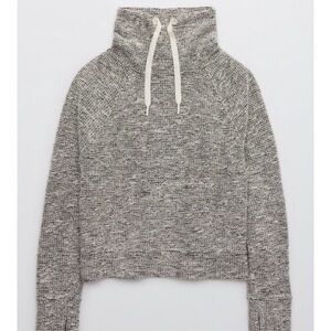 Offline by Aerie Snow Day Mock Neck Women's Sweatshirt - XXL